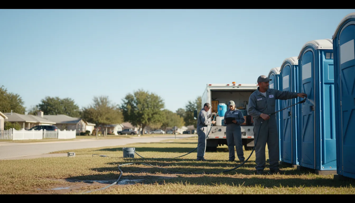 Long-Term Portable Toilet Rental in Waverly, AL near me